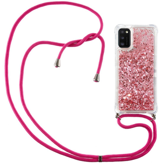 LIQUID POWDER Z VRVICO ROZA OVITEK ZA SAMSUNG GALAXY A41