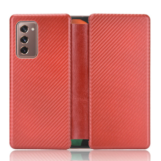 AUTO-ABSORBED GEOMETRIC SOFT RDEČ ETUI ZA SAMSUNG GALAXY Z FOLD 2