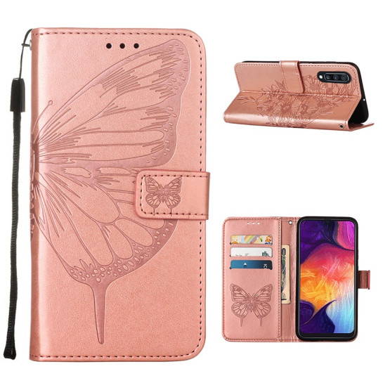 DNEVNI METULJ ROSE GOLD ETUI ZA SAMSUNG GALAXY A50 / SAMSUNG GALAXY A30S
