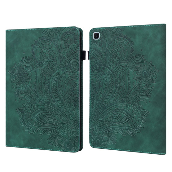 ODTIS ROŽNATE MANDALE ZELEN ETUI ZA SAMSUNG GALAXY TAB S6 LITE 2024 / TAB S6 LITE 2022 / TAB S6 LITE 2020 10.4
