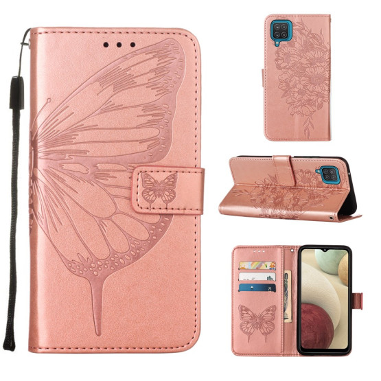 DNEVNI METULJ ROSE GOLD ETUI ZA SAMSUNG GALAXY A12