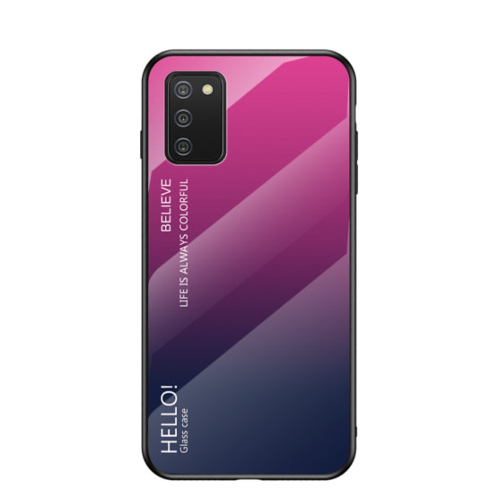 GLASS HELLO! ROSE/DARK BLUE OVITEK ZA SAMSUNG GALAXY A02S