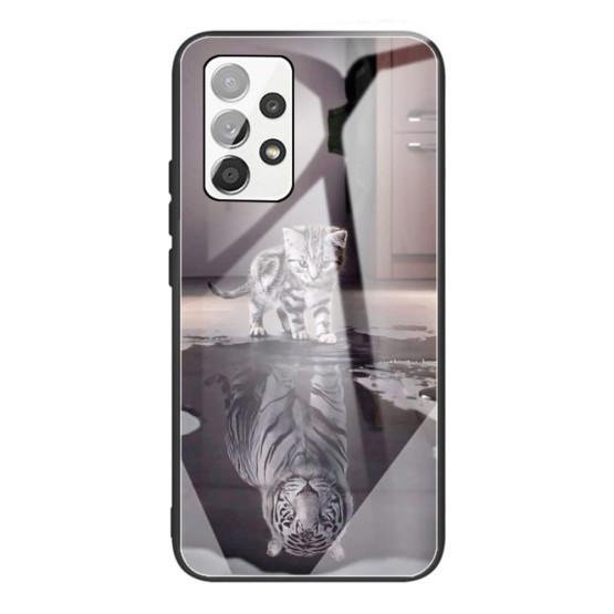 GLASS CAT TIGER OVITEK ZA SAMSUNG GALAXY A72