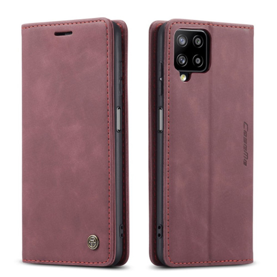 CASEME RETRO AUTO ABSORBED BORDO RDEČ ETUI ZA SAMSUNG GALAXY A12