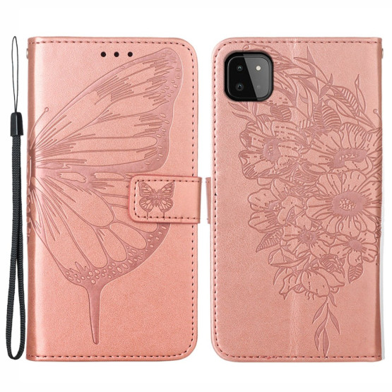DNEVNI METULJ ROSE GOLD ETUI ZA SAMSUNG GALAXY A22 5G