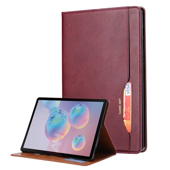 AUTO-ABSORBED MAGNETIC VINSKO RDEČ ETUI ZA SAMSUNG GALAXY TAB S7 FE 12.4