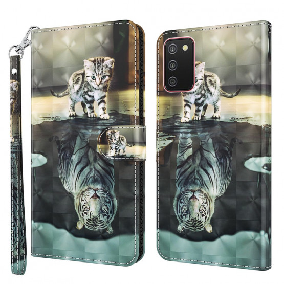 REALISTIC CAT TIGER ETUI ZA SAMSUNG GALAXY A03S