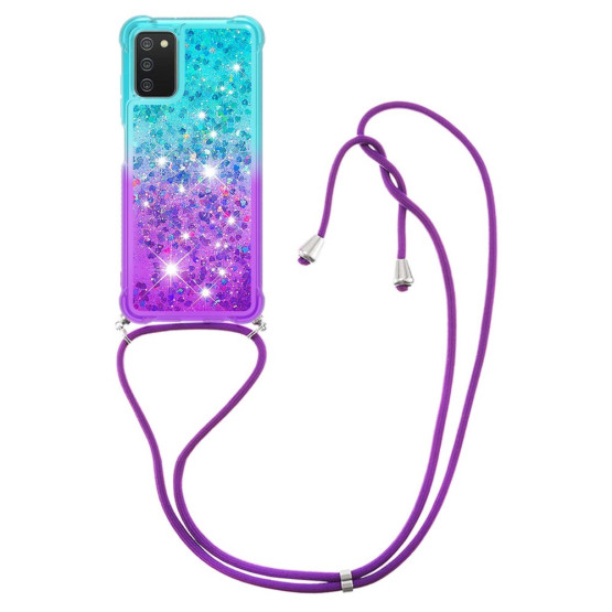 LIQUID POWDER Z VRVICO MODRO VIJOLIČEN OVITEK ZA SAMSUNG GALAXY A03S
