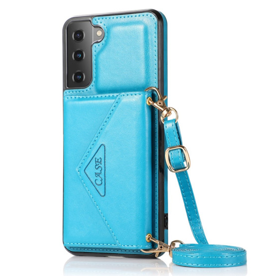 CASE POCKET Z VRVICO MODER OVITEK ZA SAMSUNG GALAXY S21 FE