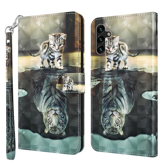 REALISTIC CAT TIGER ETUI ZA SAMSUNG GALAXY A13 5G / GALAXY A04S