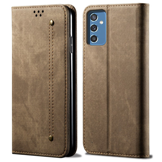 RETRO JEANS KAKI ETUI ZA SAMSUNG GALAXY A13 5G / GALAXY A04S