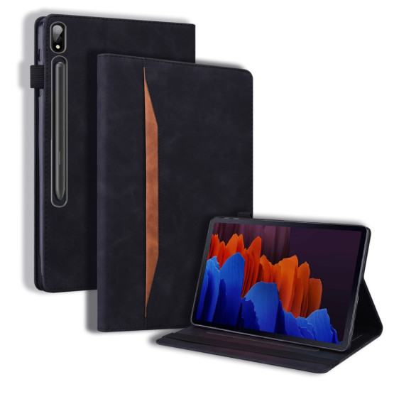 SILKY AUTO-ABSORBED ČRN ETUI ZA SAMSUNG GALAXY TAB S8 ULTRA