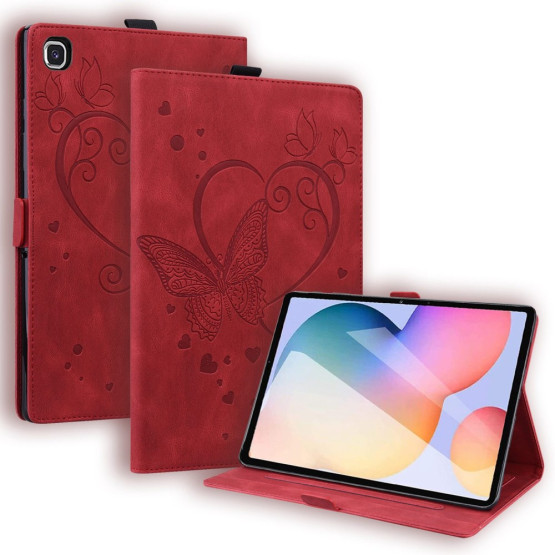 SRCE METULJA RDEČ ETUI ZA SAMSUNG GALAXY TAB S6 LITE 2024 / TAB S6 LITE 2022 / TAB S6 LITE 2020 10.4