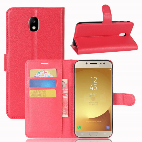 POSLOVNI USPEH RDEČ ETUI ZA SAMSUNG GALAXY J7 (2017)