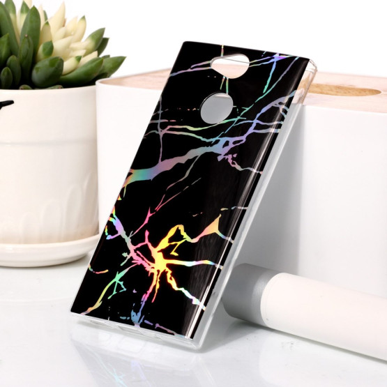 MARMOR ČRN - SONY XPERIA XA2