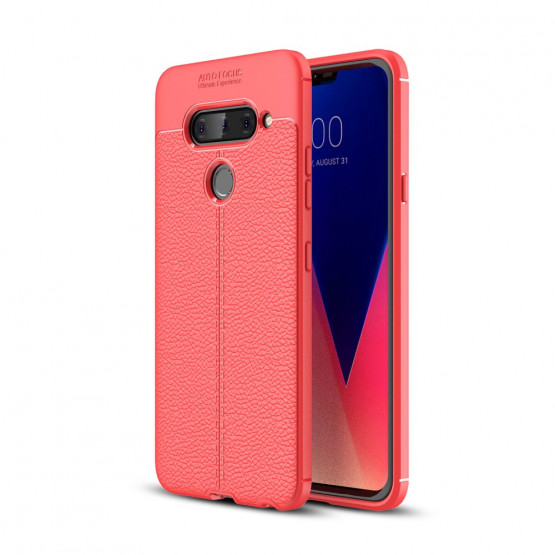 FLEX LEATHER RDEČ OVITEK ZA LG V40 THINQ