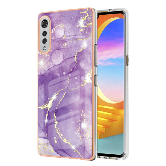   IMD GOLD MARMOR VIJOLIČEN OVITEK ZA LG VELVET