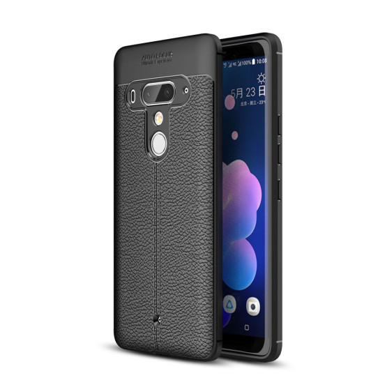 FLEX LEATHER ČRN - HTC U12 PLUS