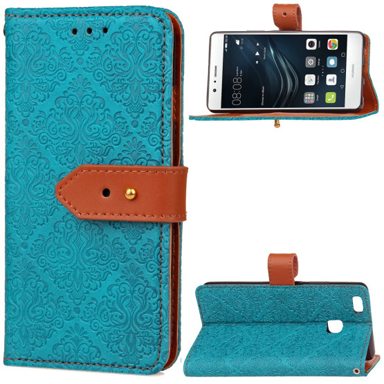 LEATHER ČIPKA TURKIZNA - HUAWEI P9 LITE