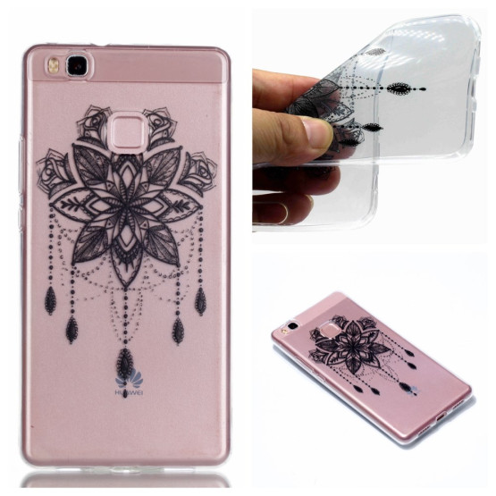 SLIM PROSOJNA ČRNA ČIPKA - HUAWEI P9 LITE