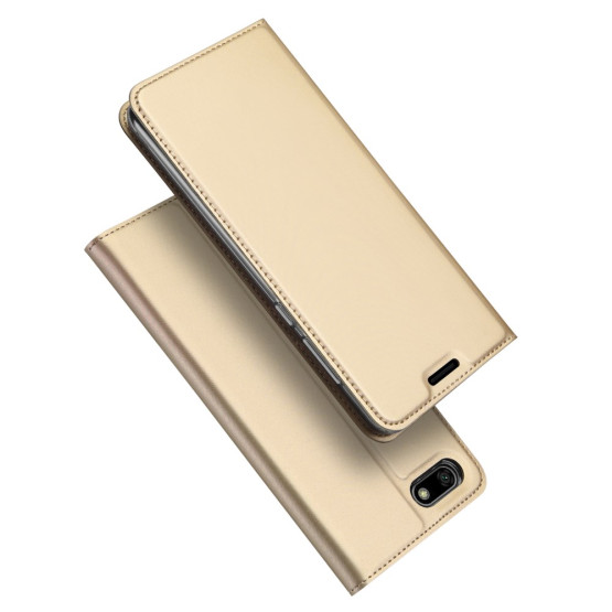 DUX SLIM & MAGNETIC GOLD - HUAWEI HONOR 7S / HONOR PLAY 7 / Y5 (2018) / Y5 PRIME (2018)