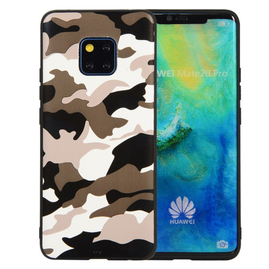 SLIM VOJAŠKI VZOREC BEL - HUAWEI MATE 20 PRO