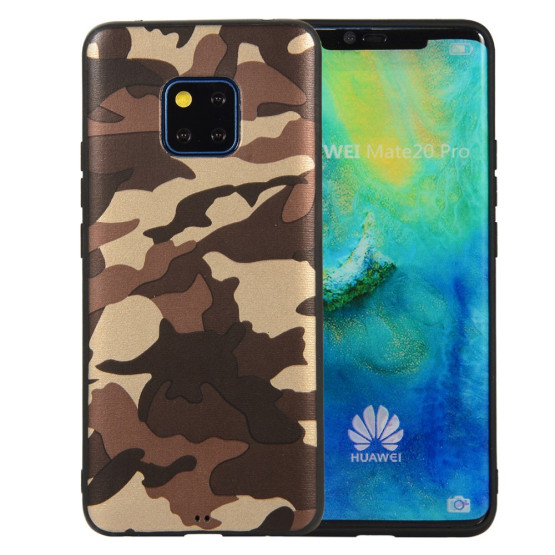 SLIM VOJAŠKI VZOREC RJAV - HUAWEI MATE 20 PRO
