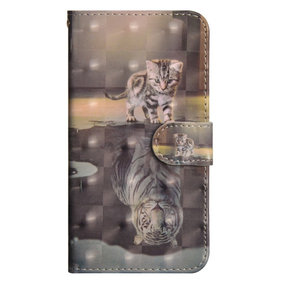 REALISTIC CAT TIGER ETUI ZA HUAWEI P SMART (2019) / HONOR 10 LITE