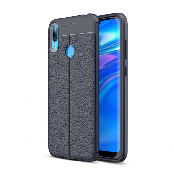 FLEX LEATHER TEMNO MODER OVITEK ZA HUAWEI Y7 PRIME (2019) / Y7 (2019)