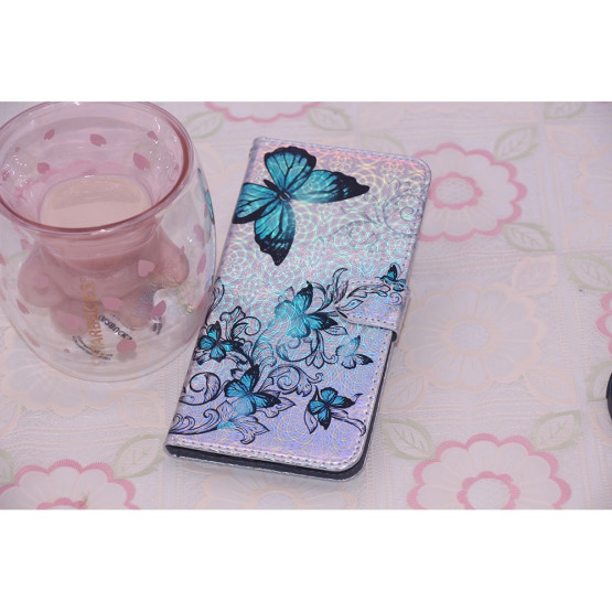 LASER BLUE BUTTERFLIES ETUI ZA HUAWEI P SMART (2019) / HONOR 10 LITE