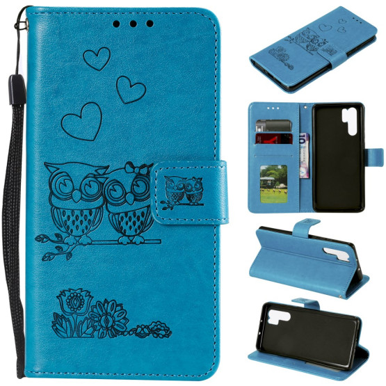 ZALJUBLJENI SOVICI NA VEJI MODER ETUI ZA HUAWEI P30 PRO