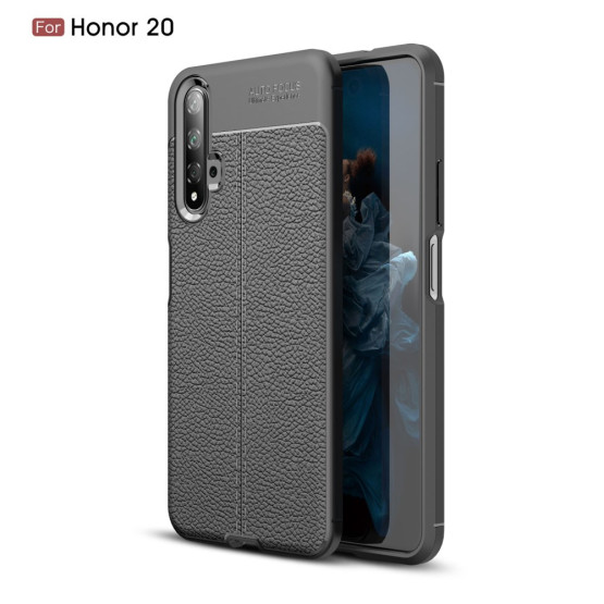 FLEX LEATHER ČRN OVITEK ZA HUAWEI HONOR 20 / HUAWEI NOVA 5T