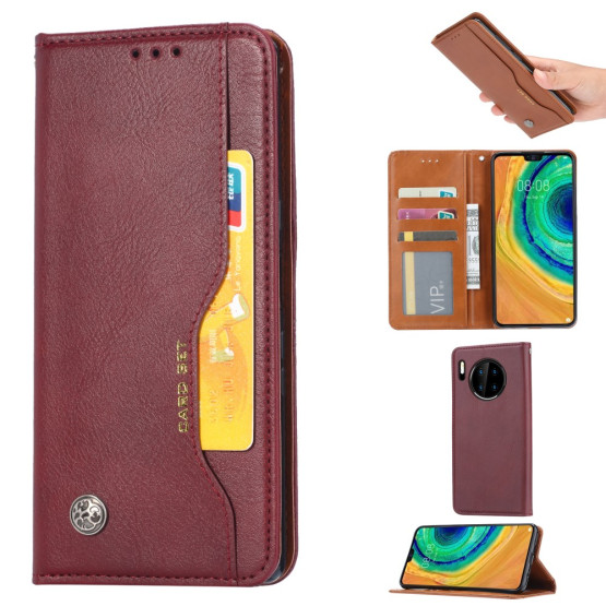 AUTO-ABSORBED MAGNETIC VINSKO RDEČ ETUI ZA HUAWEI MATE 30 PRO 