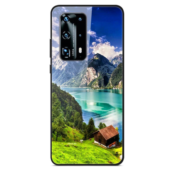 GLASS KOČA OB JEZERU OVITEK ZA HUAWEI P40