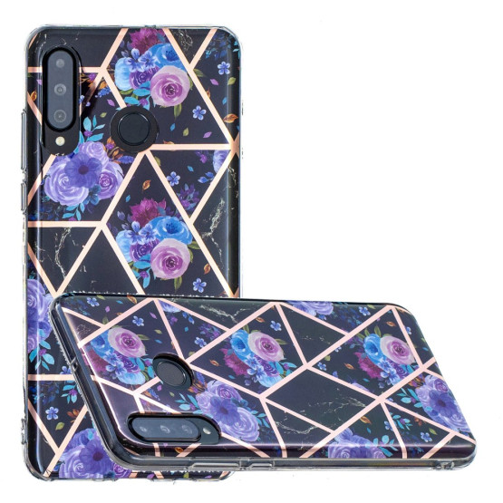 GEOMETRIC MARMOR ČRNI OVITEK ZA HUAWEI P30 LITE