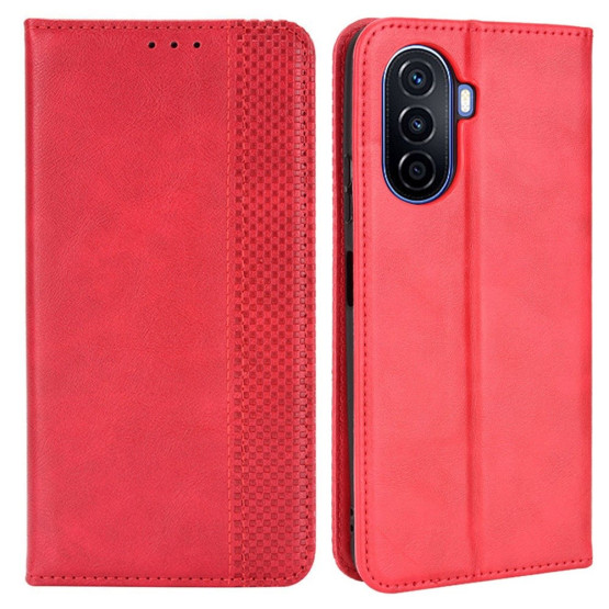 VINTAGE AUTO ABSORBED RDEČ ETUI ZA HUAWEI NOVA Y70