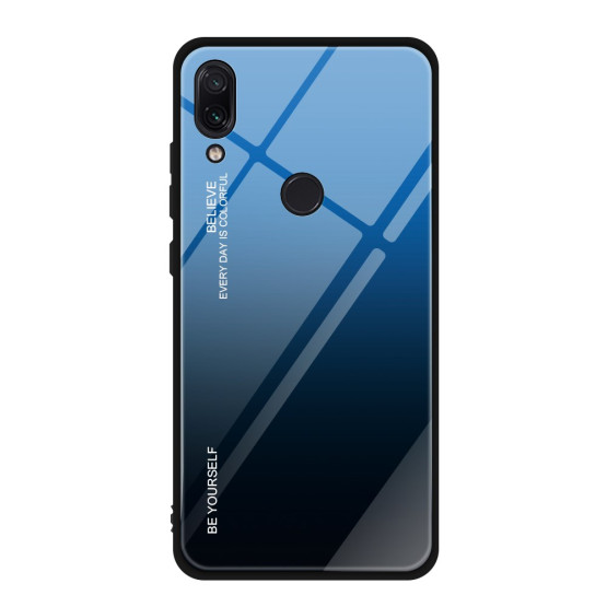 GLASS BE YOURSELF TWILIGHT BLACK/BLUE OVITEK ZA XIAOMI REDMI NOTE 7
