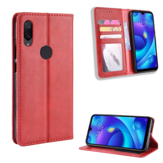 VINTAGE AUTO ABSORBED RDEČ ETUI ZA XIAOMI REDMI 7