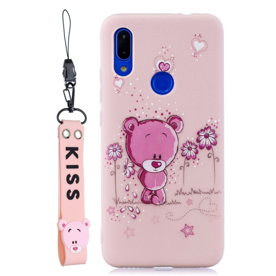 KISS MEDO SVETLO ROZA OVITEK XIAOMI REDMI NOTE 7