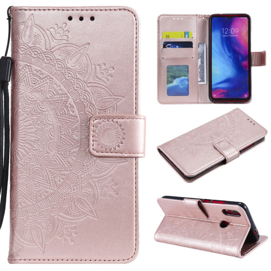 ROSE GOLD MANDALA ETUI ZA XIAOMI REDMI NOTE 7