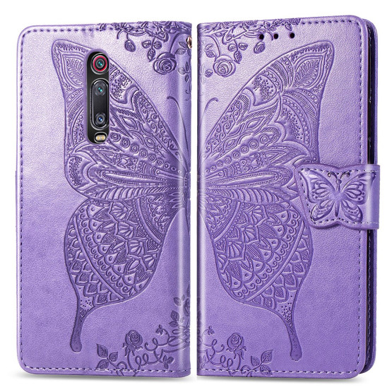 GOTSKI METULJ VIJOLIČEN ETUI ZA XIAOMI MI 9T