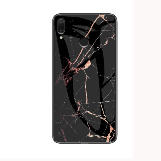 GLASS ČRN MARMOR OVITEK ZA XIAOMI REDMI NOTE 7