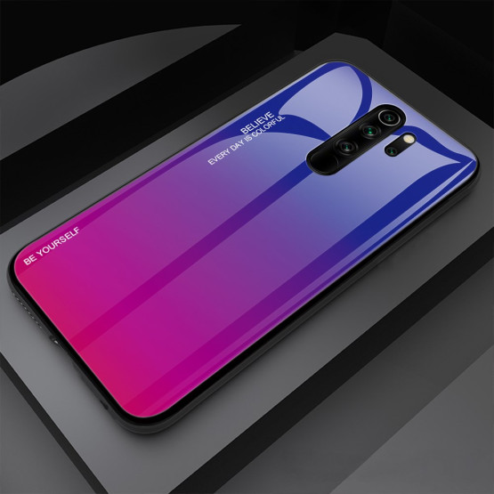 GLASS BE YOURSELF TWILIGHT BLUE/PURPLE OVITEK ZA XIAOMI REDMI NOTE 8 PRO