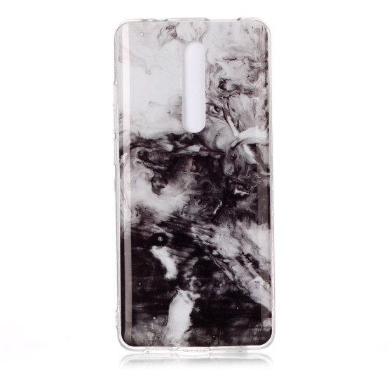 MARMOR VESOLJE ČRNO BEL OVITEK ZA XIAOMI MI 9T