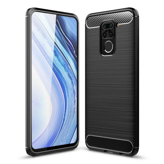 FLEX KARBON ČRN OVITEK ZA XIAOMI REDMI NOTE 9