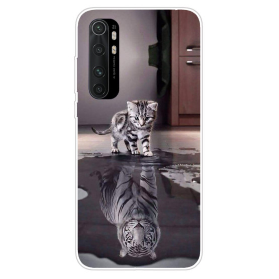 SLIM PROSOJNI CAT TIGER OVITEK ZA XIAOMI MI NOTE 10 LITE 