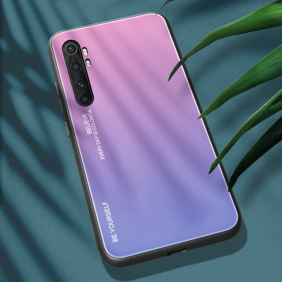 GLASS HELLO! PINK/BLUE OVITEK ZA XIAOMI MI NOTE 10 LITE