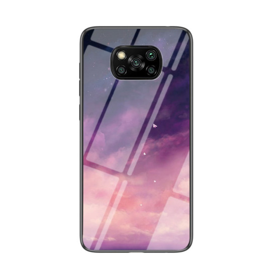 GLASS STARRY VIJOLIČNO NEBO OVITEK ZA XIAOMI POCO X3 NFC / POCO X3 / POCO X3 PRO