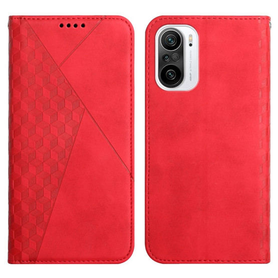 GEOMETRIC ROMB RDEČ ETUI ZA XIAOMI POCO F3 / MI 11I / REDMI K40 / REDMI K40 PRO / REDMI K40 PRO+