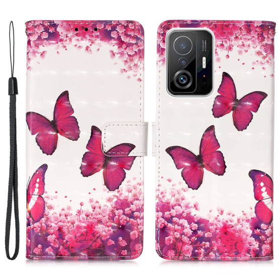 REALISTIC PINK METULJI ETUI ZA XIAOMI 11T / XIAOMI 11T PRO